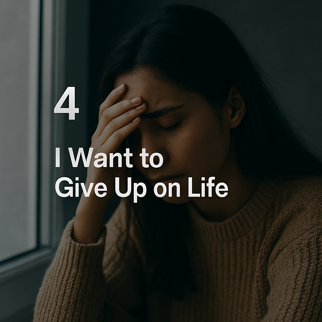 I Want to Give Up on Life